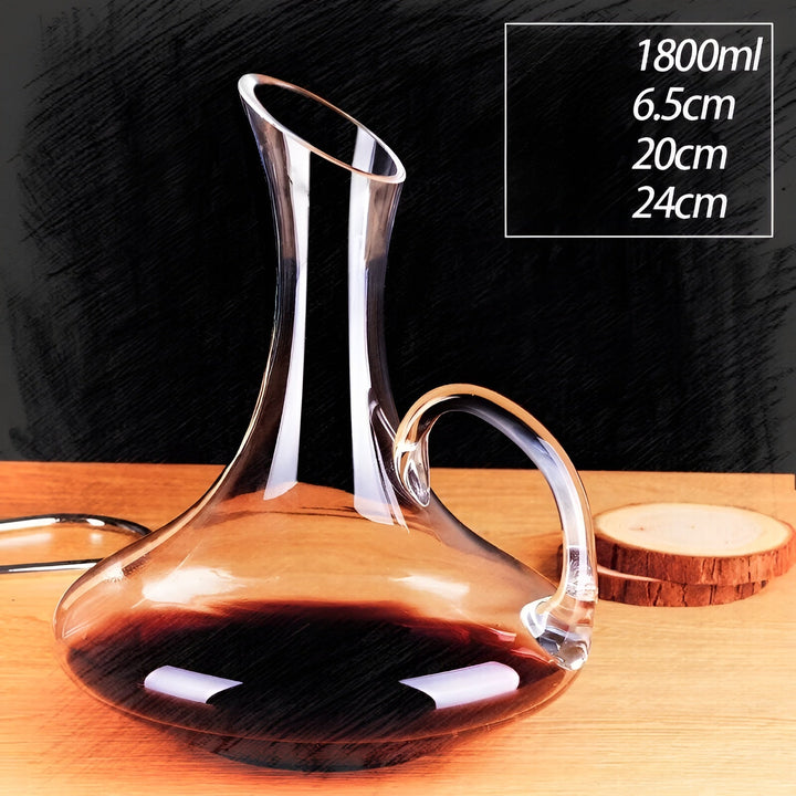 Krystallvinedekanter i snegleform – Skantoyfri for vin eller cognac | Dekorativ for hjemmet & baren | Skanto