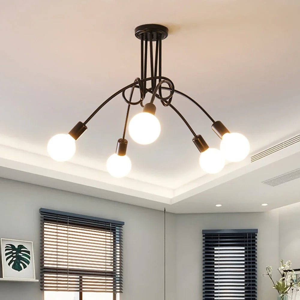 Skanto | Vintage LED Taklampe i Antikk Design