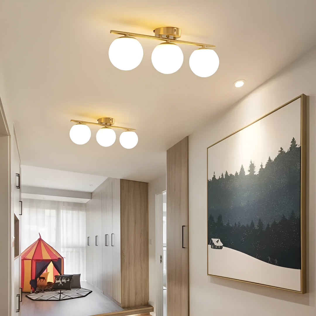 LED taklampe laget av glass – Nordisk design | For stue & soverom | Skanto