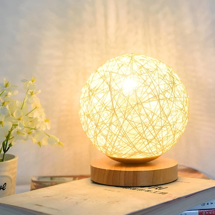TwineGlow Light – Moderne USB-oppladbar Skantoe-rottinglampe