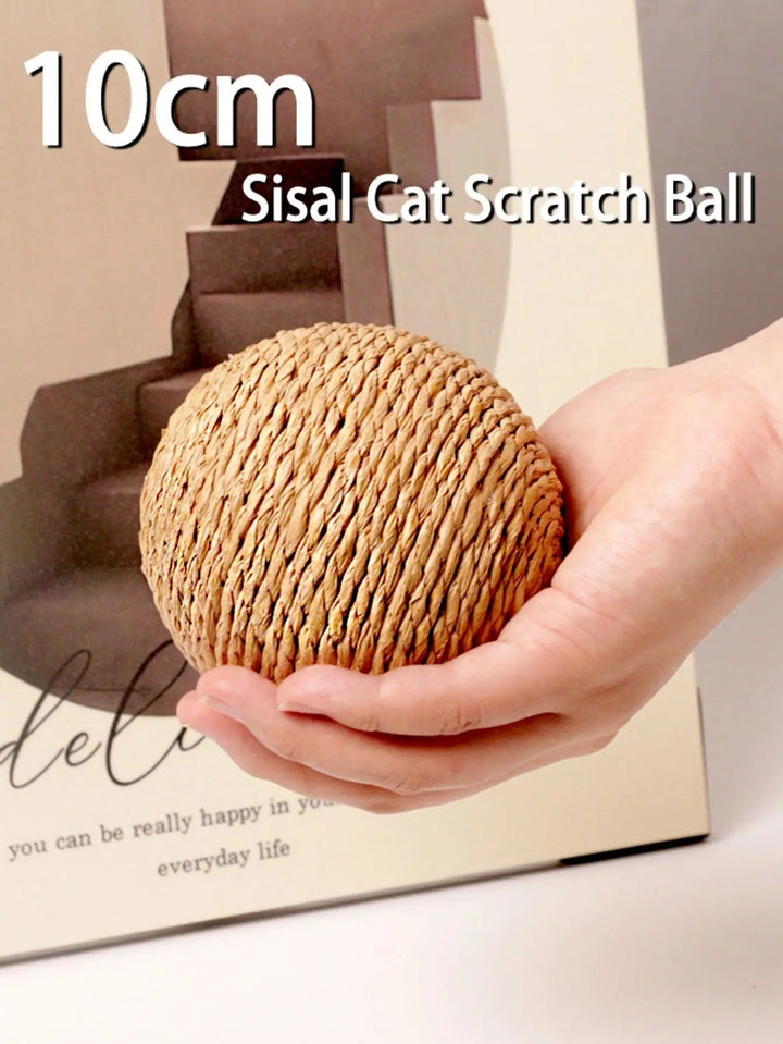 10CM Interaktiv Sisal Katt Kloreball Skålift