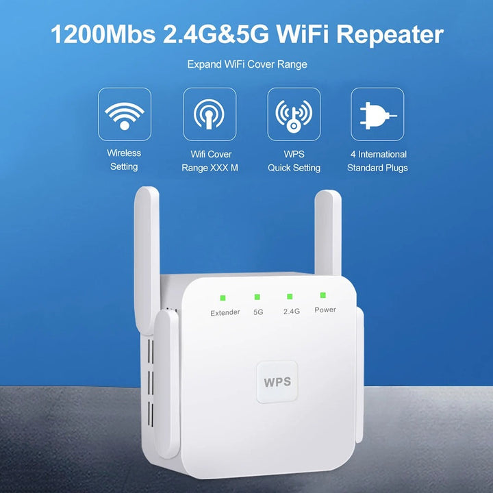 Skanto | WiFi Extender UK – Øk internett-signalet ditt hjemme med superkraftig WiFi-repeater