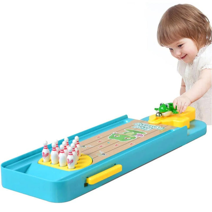 Skanto | Hoppende Frosk Bowlinghall - Fremmer Motoriske Ferdigheter - Mini Bowlinghall
