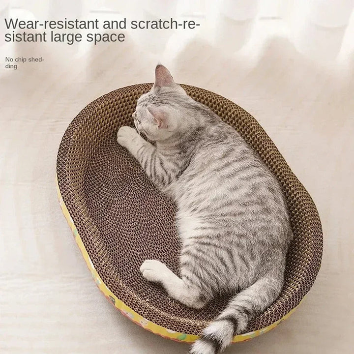 Holdbar Oval Katt Nest Bollift