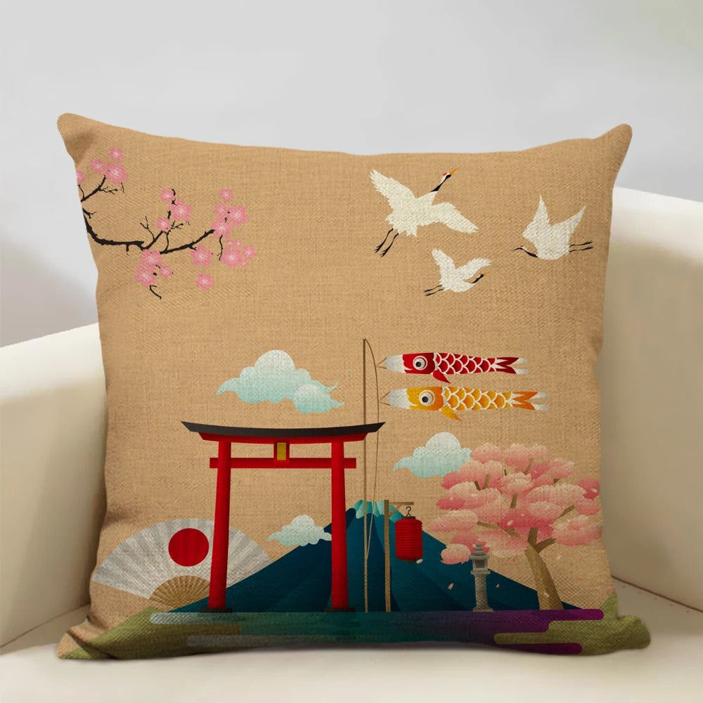 Skanto | BeauRêve Putetrekk med Mount Fuji - Japansk Stil for Ethvert Rom