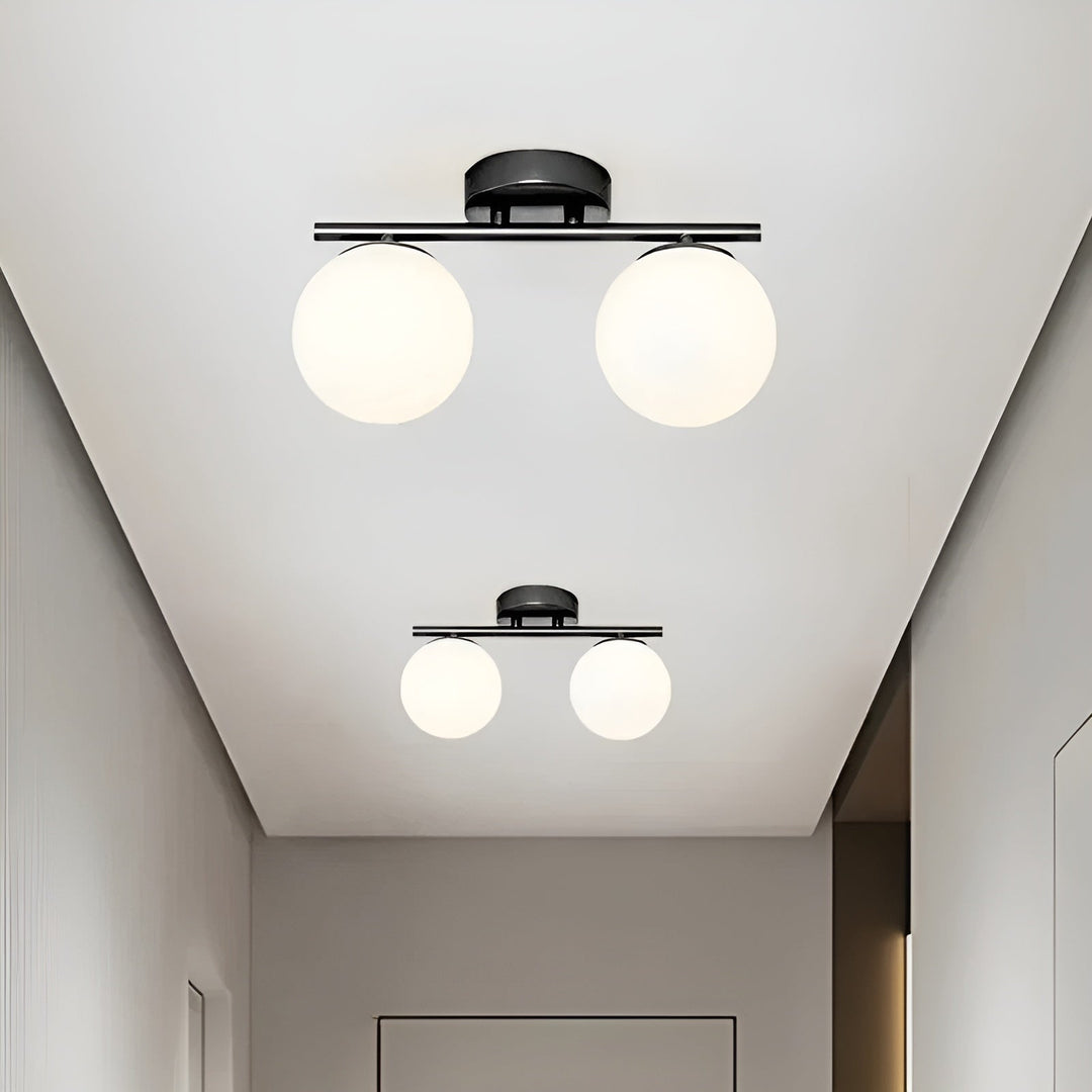 LED taklampe laget av glass – Nordisk design | For stue & soverom | Skanto