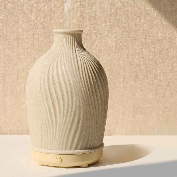 Skanto | Boho Vase Essensielle Olje Luftfukter – Polyresin Ultralyd Diffuser