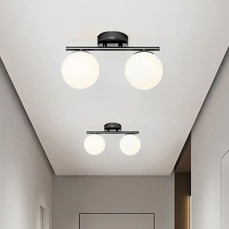 Skanto | NordLux LED Glass Ceiling Lamp – White Globe