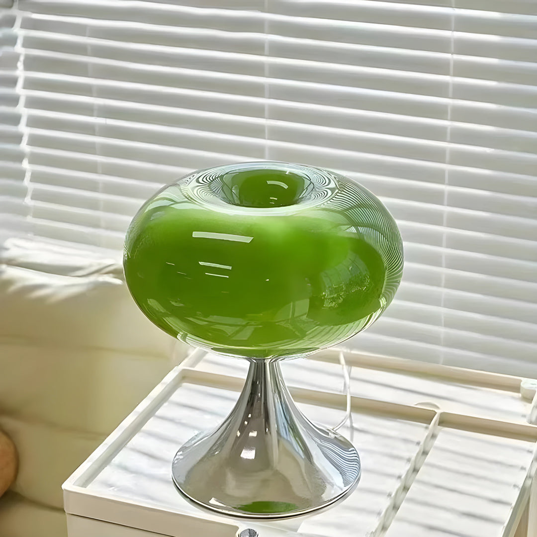 SereneCrystal Lampe - Elegant Retro Bordlampe | Skanto