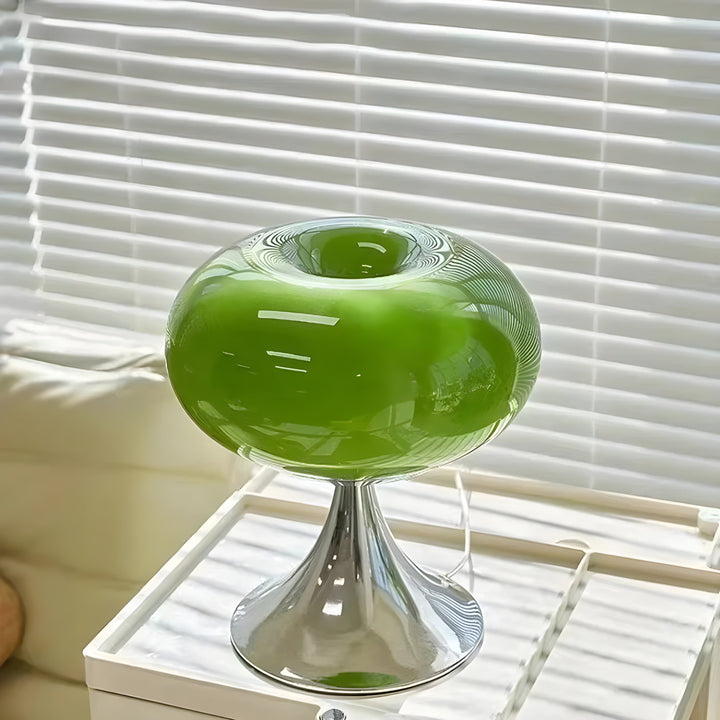 SereneCrystal Lampe - Elegant Retro Bordlampe | Skanto