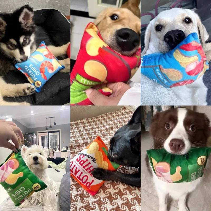 Morsom Hundeleketøy Chips Skanto