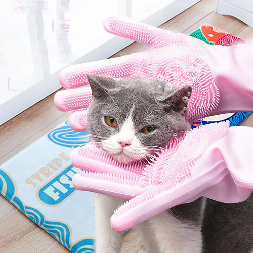 Pet Grooming Rengjøringshansker Skanto
