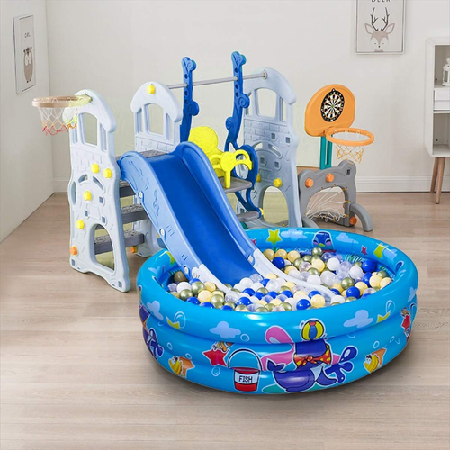 Skanto | Sunny Splash Oppblåsbar Bassengsett