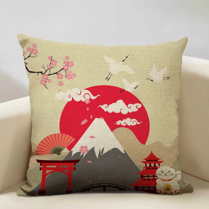 Skanto | BeauRêve Putetrekk med Mount Fuji - Japansk Stil for Ethvert Rom