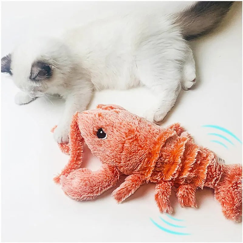 Wiggly Lobster - Interaktiv Kattelek Skål