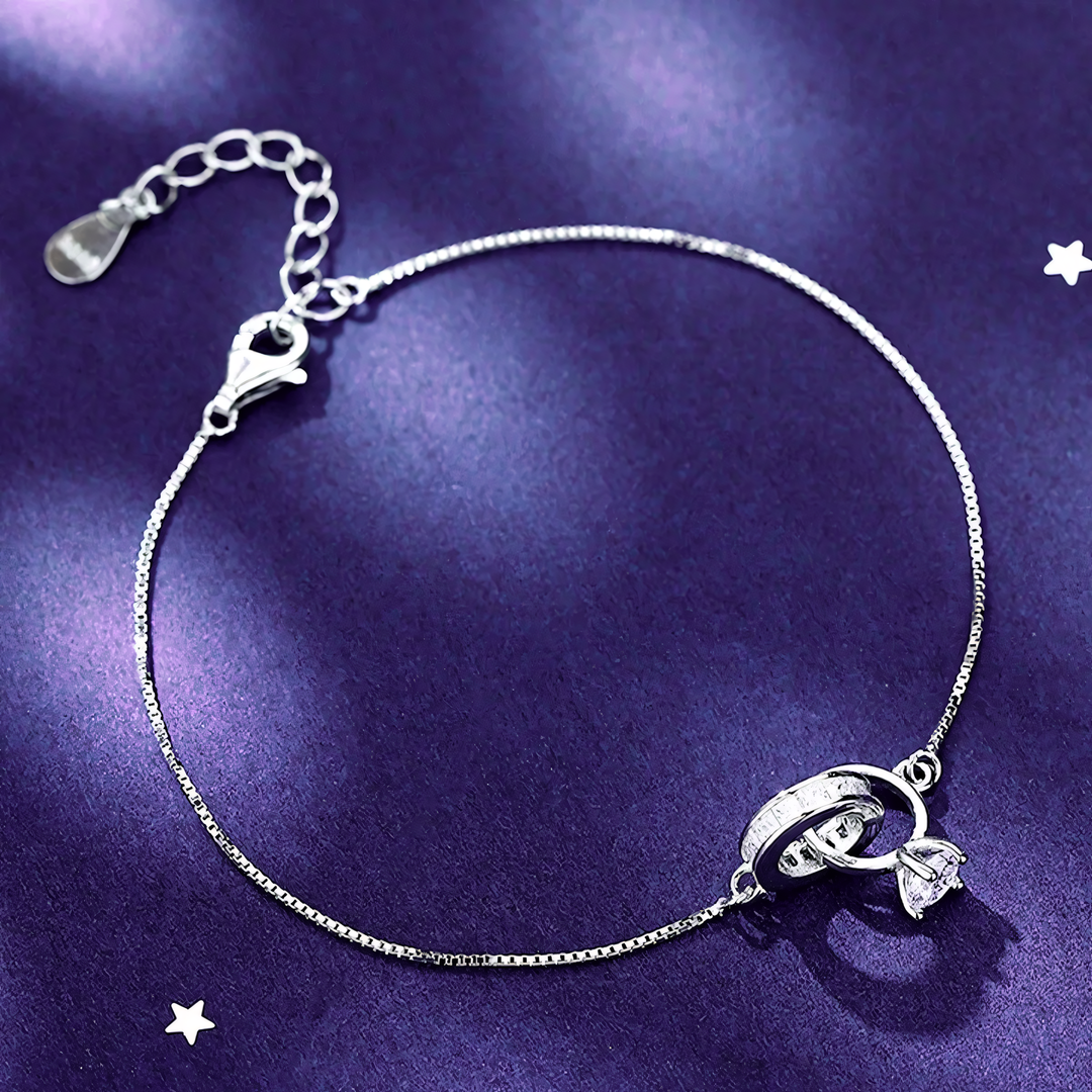 Skanto | Delikat Evig Lenked Diamant Armbånd