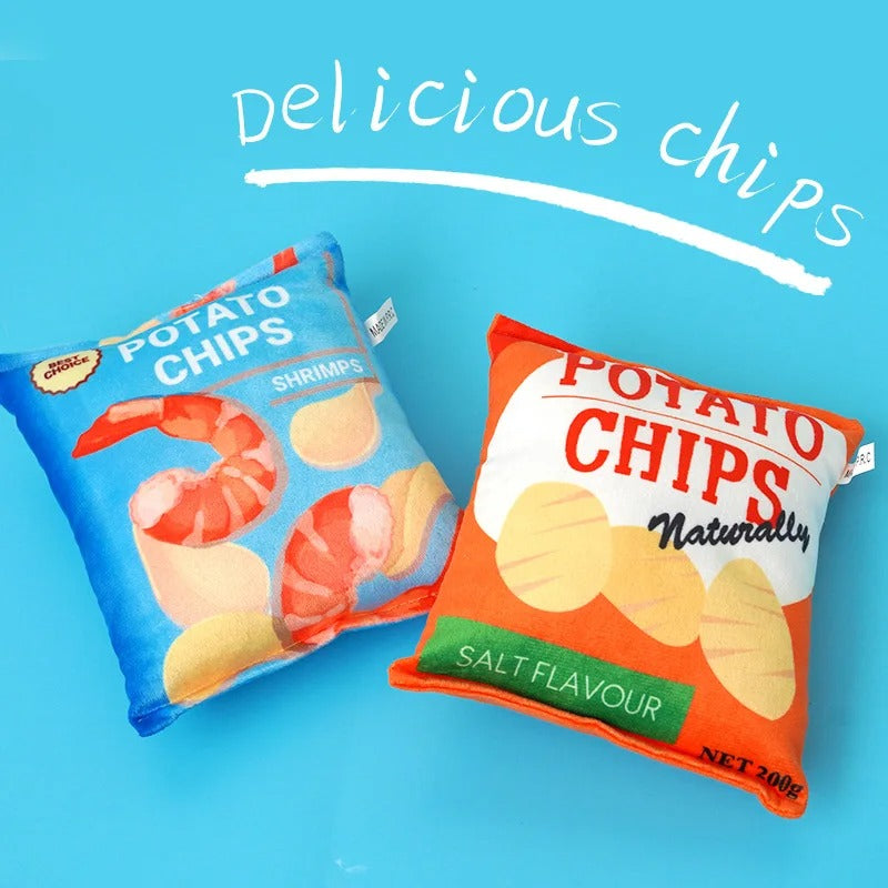 Morsom Hundeleketøy Chips Skanto