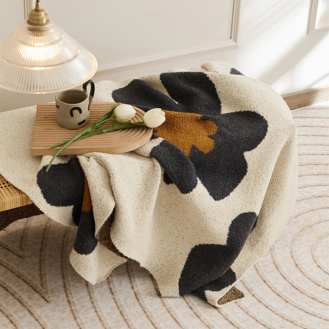 FloralSoft - Luksus Mikrofiber Teppe for Ultimat Komfort Skanto