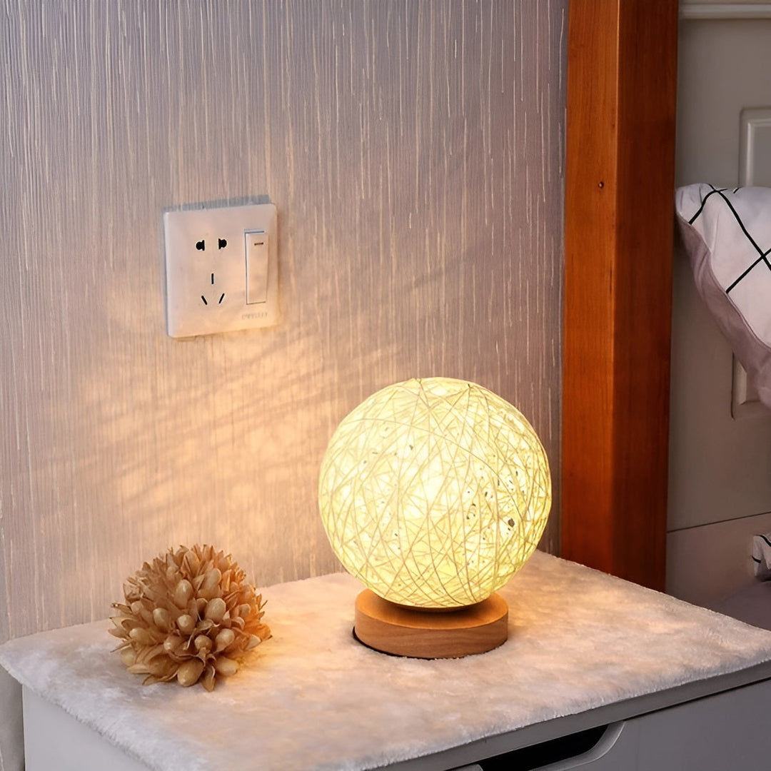 TwineGlow Light – Moderne USB-oppladbar Skantoe-rottinglampe