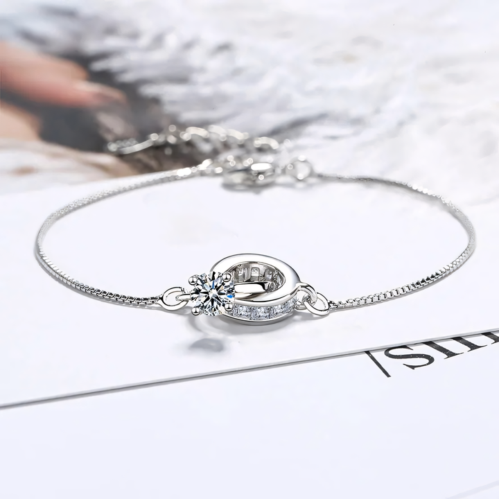 Skanto | Delikat Evig Lenked Diamant Armbånd