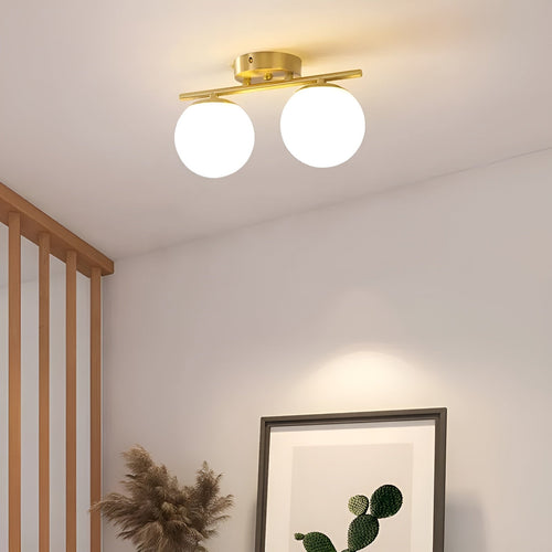 LED taklampe laget av glass – Nordisk design | For stue & soverom | Skanto
