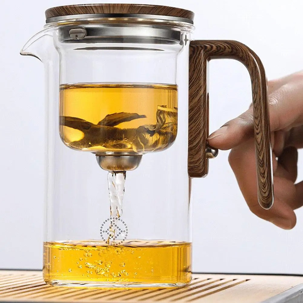 TranquilSip Tekanne – Glass-tekanne med magnetisk lukking