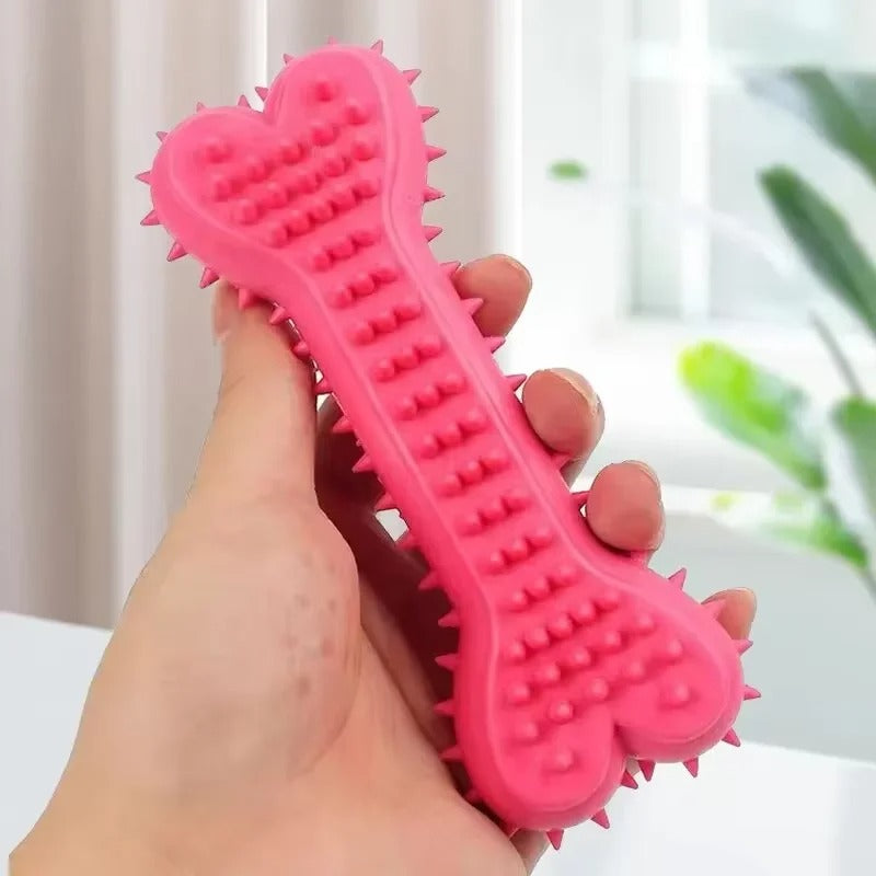 Myk gummi bitebestandig beinformet tyggeleke for hunder Skanto