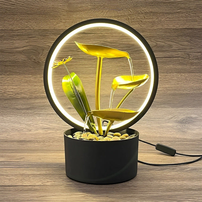 GlowCascade - beroligende fossefalls bordlampe Skanto