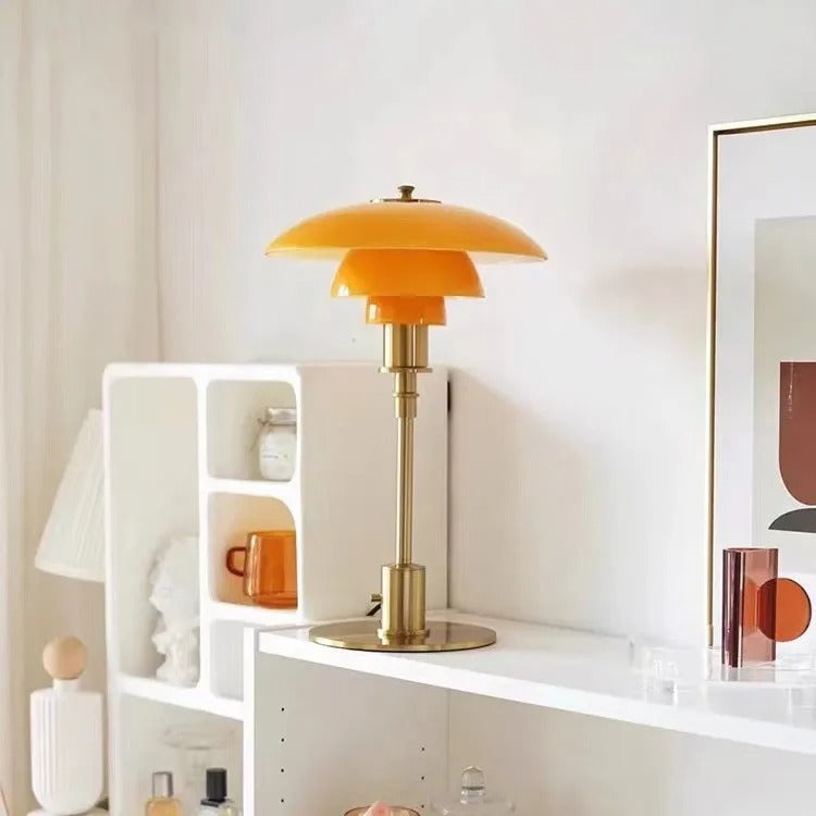 Nordic Glass Table Lamp – Minimalist LED Lys for Hjem | Skanto