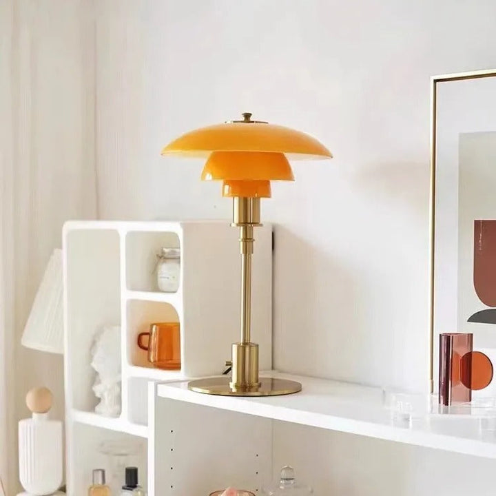 Nordic Glass Table Lamp – Minimalist LED Lys for Hjem | Skanto
