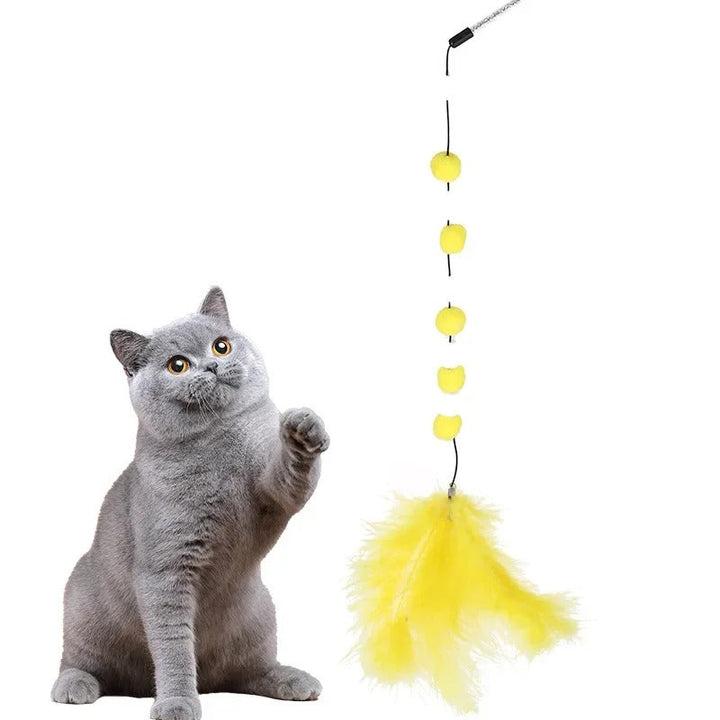 Fjær Katt Leke Interaktiv Bolleheis