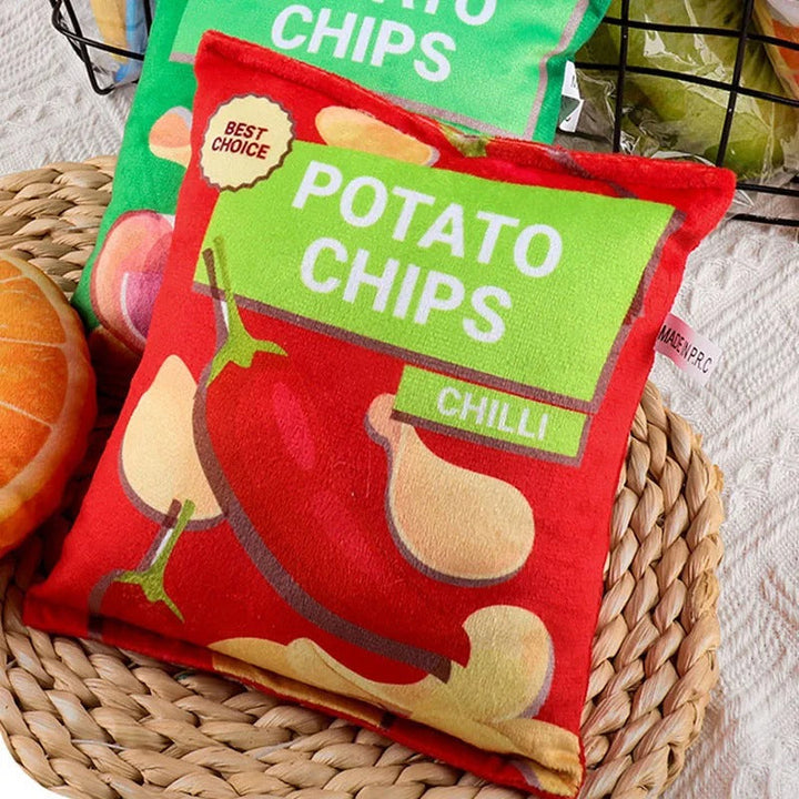 Morsom Hundeleketøy Chips Skanto