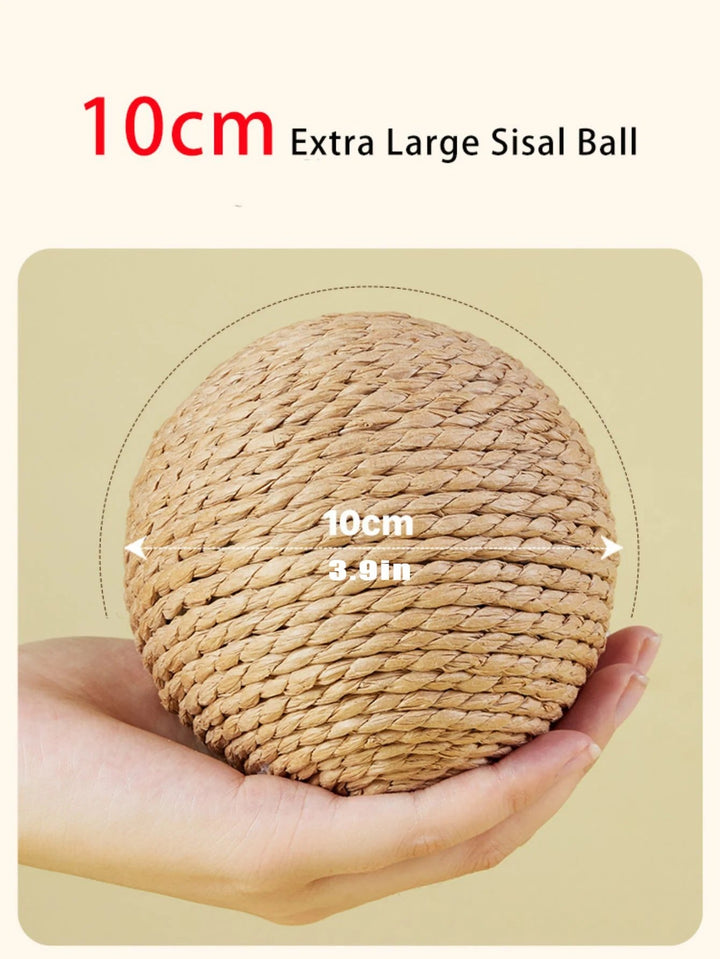 10CM Interaktiv Sisal Katt Kloreball Skålift