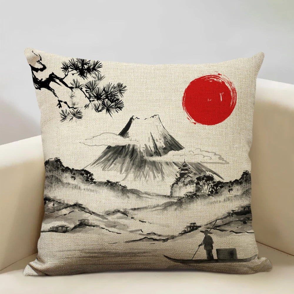 Skanto | BeauRêve Putetrekk med Mount Fuji - Japansk Stil for Ethvert Rom