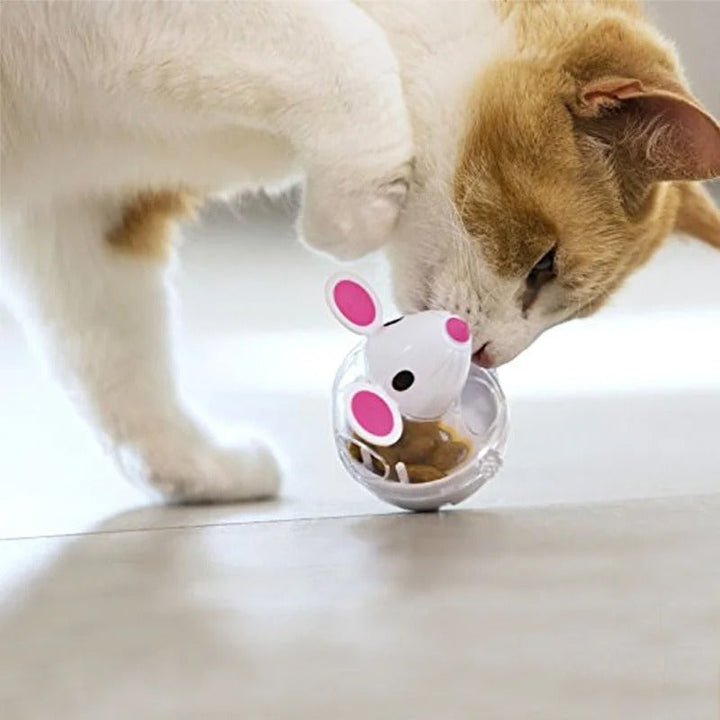 Katt leketøy musemat rullende bolleheis