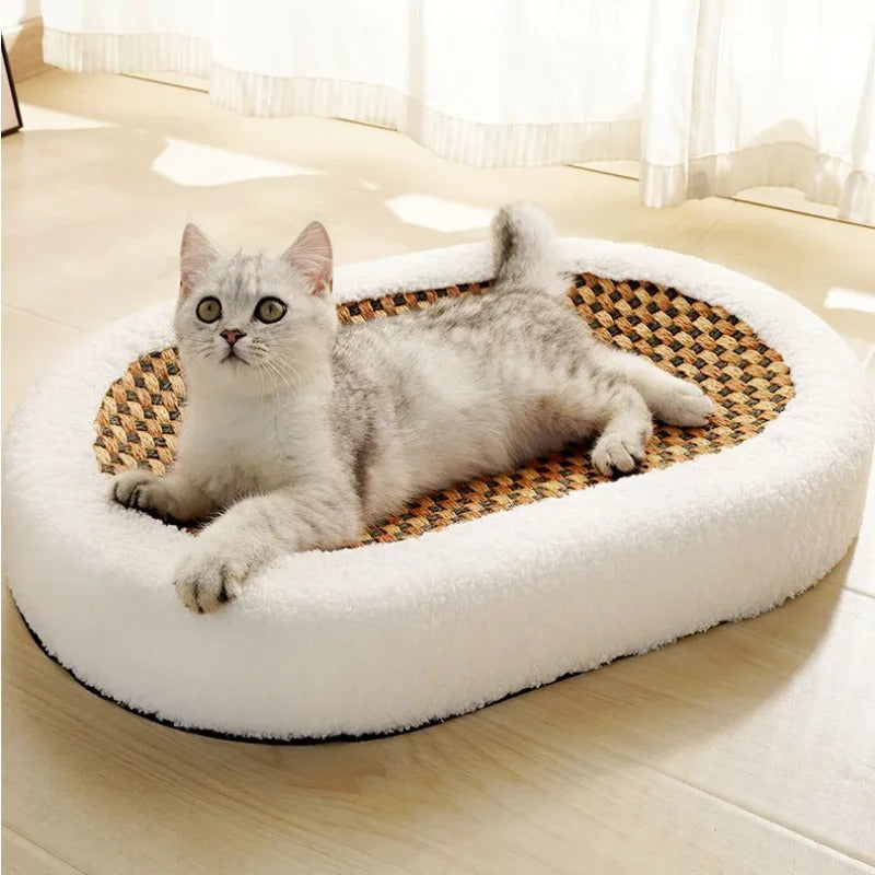 Skanto | Premium Katteng bed med integrert klorematte