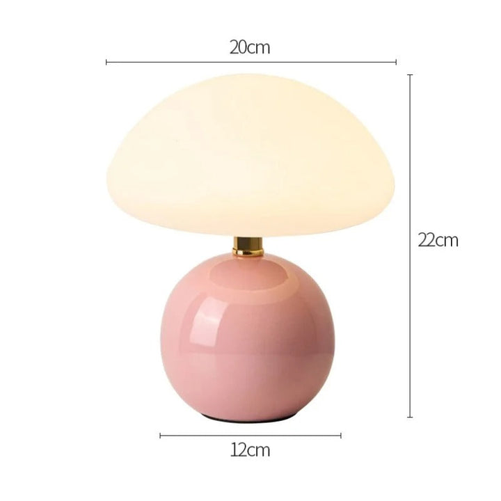 Fransk Krem Sopp Lampe | Skanto