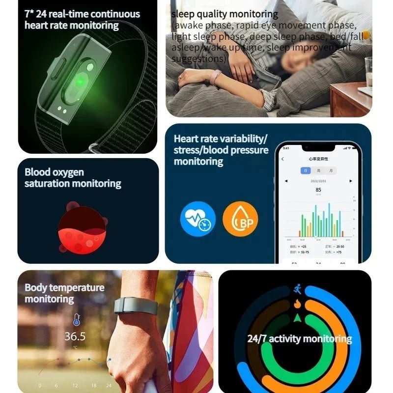 Skanto | IP68 fitness tracker med hjertefrekvens- og O2-måling