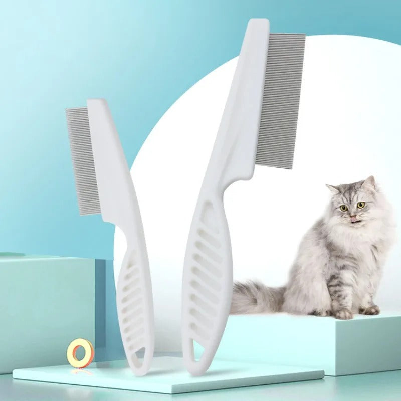 Pet Hair Shedding Comb Rustfritt Stål Loppere Comb Skanto