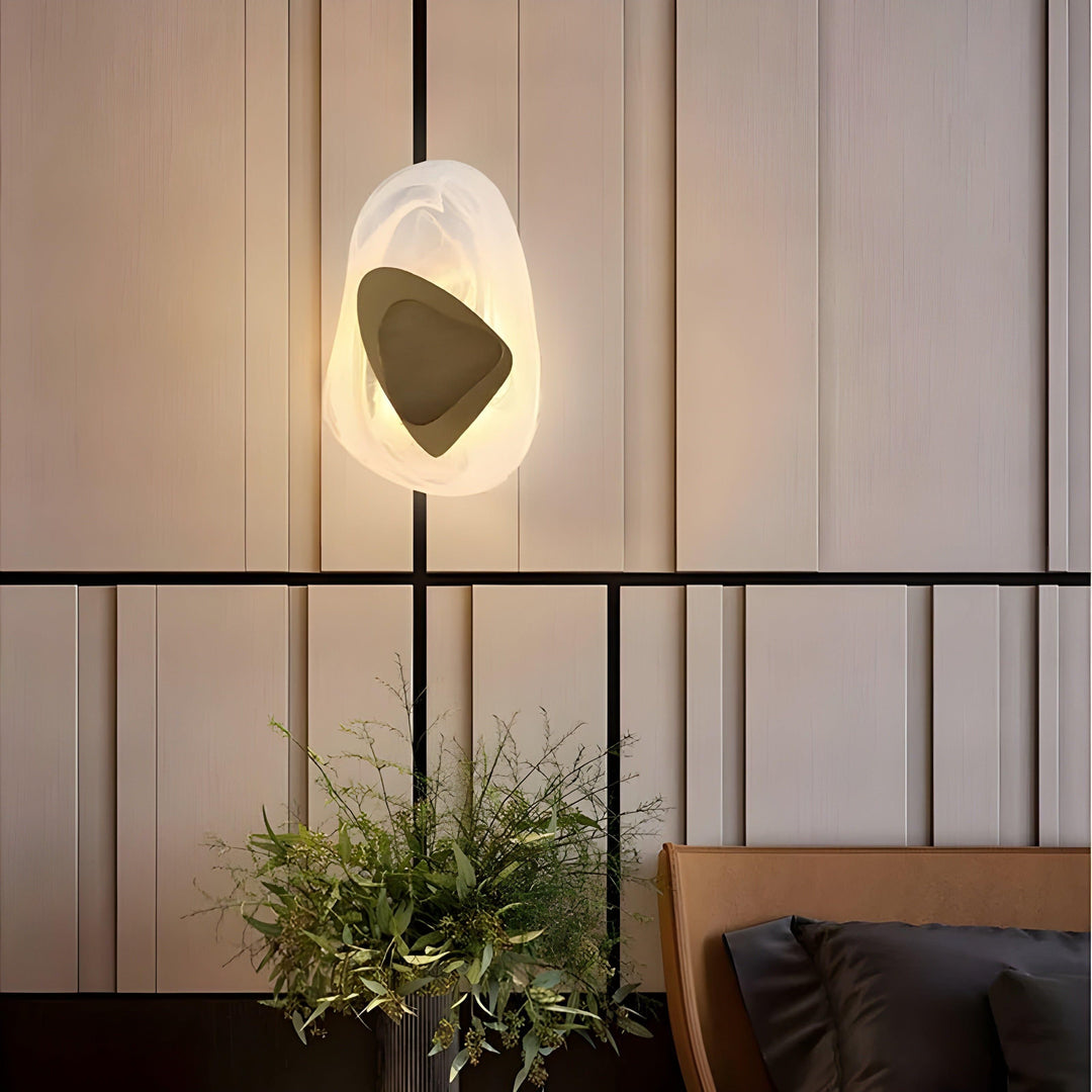 Moderne LED Vegglampe for Trapper og Utendørsområder Skanto