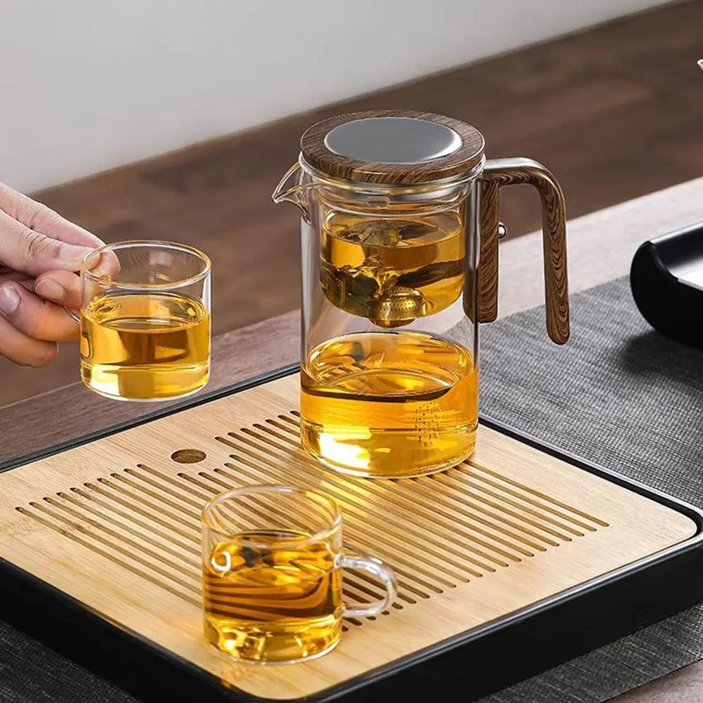 TranquilSip Tekanne – Glass-tekanne med magnetisk lukking
