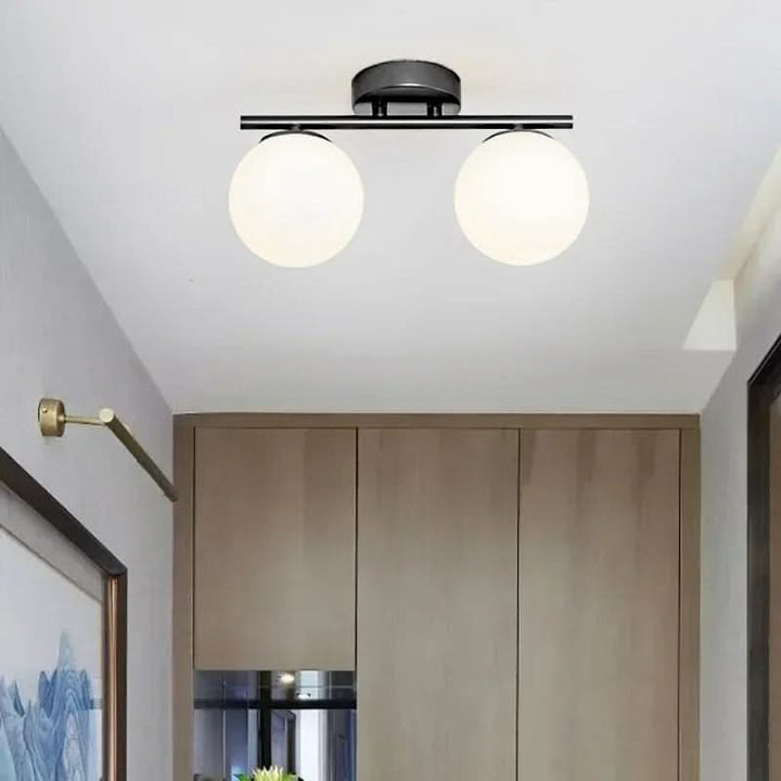 Skanto | NordLux LED Glass Ceiling Lamp – White Globe