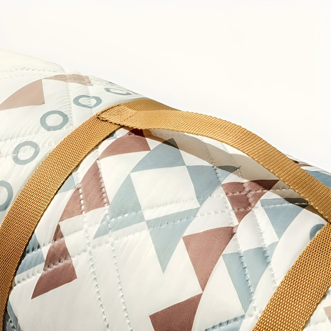 Picnic teppe med rutet mønster – Vanntett & Foldbar | Ideell for Park, Strand & Camping | Skanto