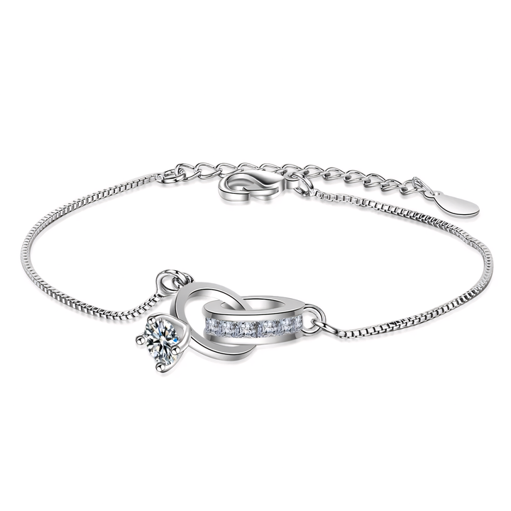 Skanto | Delikat Evig Lenked Diamant Armbånd