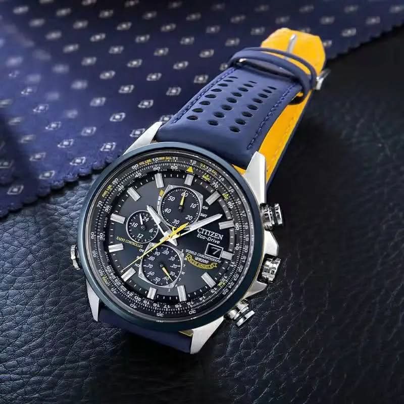Skanto | Herre's Rustfritt Stål Chronograph Klokke med Kalender