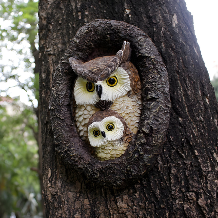 MysticOwl Ornament – Dekorativ uglestatue laget av harpiks
