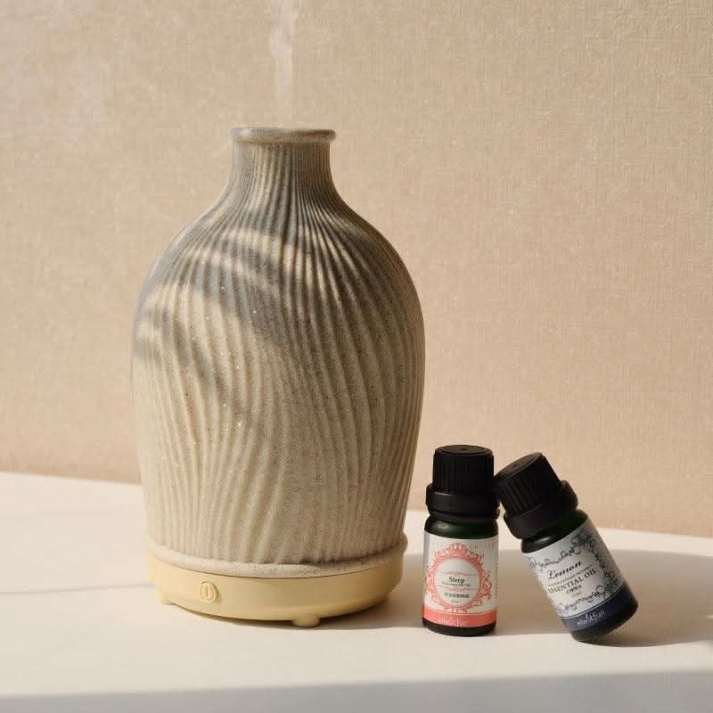 Skanto | Boho Vase Essensielle Olje Luftfukter – Polyresin Ultralyd Diffuser