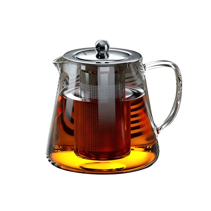 CrystalBrew Cup - Varmeresistent glass med rustfritt stålfilter | Skanto