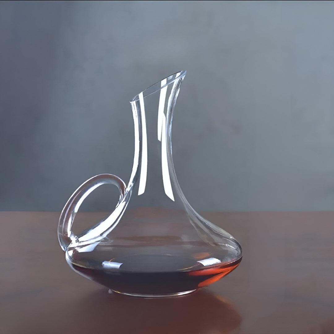 Krystall vin karaff – Håndlaget Elegant | 1500 ml Ideell for barer, leiligheter og kontorer | Skanto