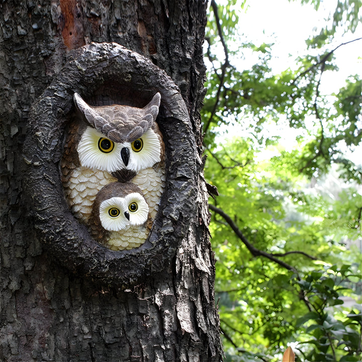 MysticOwl Ornament – Dekorativ uglestatue laget av harpiks